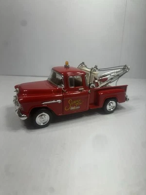 Camión de remolque modelo fundido a presión Chevy Stepside 1955 Superior 1:24 rojo ⭐️ Foto 1 de 4