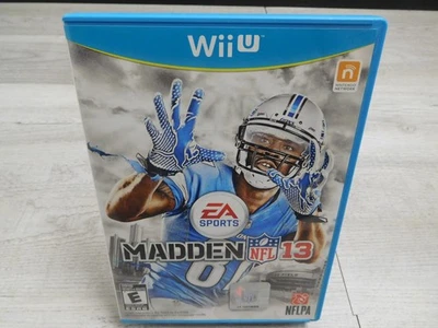 Madden NFL 13 2012 Nintendo Wii U CIB Complete Video Game - Image 1 of 4