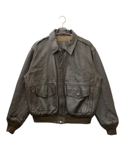 Camel Vintage Leather Jacket L GtQ05 - Picture 1 of 10