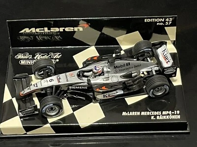McLaren Mercedes MP4/19 Kimi Raikkonen 2004 1/43 Minichamps F1 - Photo 1/4