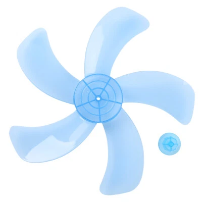 Plastic Fan Blade 12/16 inch with Nut Cover Replacement Table Fanner Accessories - Image 1 of 2