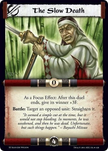 Legend of the Five Rings L5R CCG EE Emperor Ed The Slow Death - Image 1 of 1