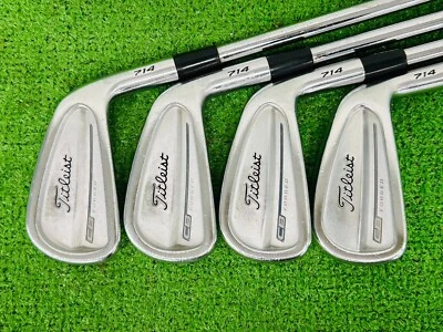 Titleist 714 CB Forged Iron 4-9+PW RH Dynamic Gold s200 Stiff Flex Shaft G11419 - Image 1 of 4