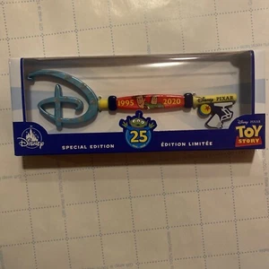 New Disney Store Pixar Toy Story 25th Anniversary Key Special Edition - Picture 1 of 1