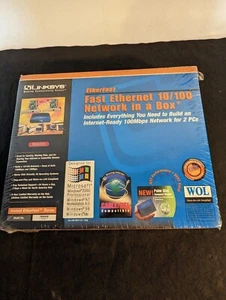 Linksys Ehternet 10/100 Red en una Caja - Nueva Caja Sellada - Imagen 1 de 5