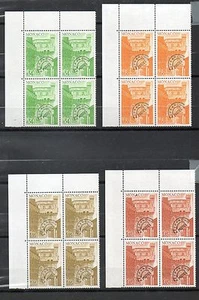Timbre préoblitérés de Monaco bloc de quatre des Préo N° PR 46 -- 49 neufs ** - Imagen 1 de 1
