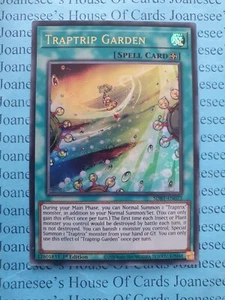 Traptrip Garden SDBT-EN023 Ultra Rare Yu-Gi-Oh Card 1st Edition New - Picture 1 of 4