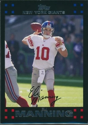 2007 TOPPS ELI MANNING #30 NFL FOOTBALL NEW YORK GIANTS - Image 1 of 2