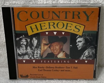 Country Heroes CD -Moe Bandy, Tom T Hall - Live At Church Street Station - Image 1 of 4