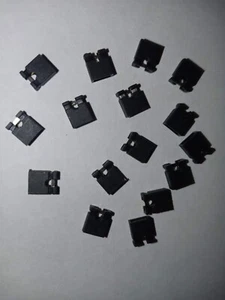 NEW 50x BLACK Mini Micro Header 2.54mm 0.1" Circuit Board Shunts Jumper USA - Picture 1 of 1