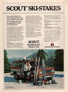 Anuncio a color original de International Scout ""Billy Kidd"" 1979 - Imagen 1 de 1