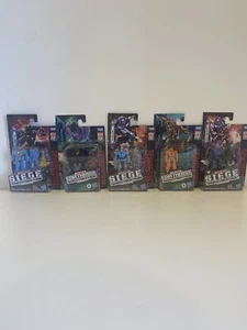 5 x Transformers Siege CALIBURST BLOWPIPE & AIMLESS Earthrise SLITHERFANG & RUNG - Picture 1 of 12