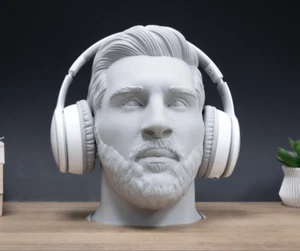 Lionel Messi Headphone Stand | Soccer Fan Headset Holder | Free UK SHIPPING - Picture 1 of 7