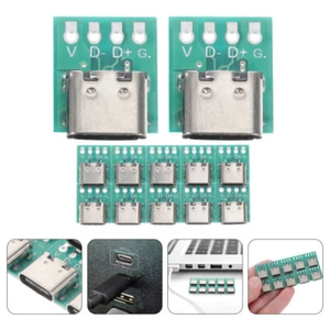 12 Pcs USB C- Splitter Board Buchse USB-C-Platine USB-C-Konverter - Bild 1 von 12