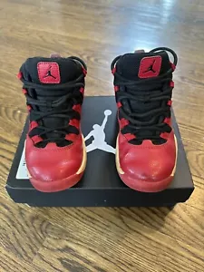 Nike Air Jordan Prime Flight PS Size 11C Shoes Sneakers Red Black 616862-601 - Picture 1 of 6
