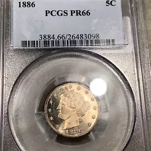 1886 Proof V-Nickel PR66 - Picture 1 of 2
