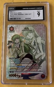 2024 Union Arena C.C Code Geass Parallel Ueo4bt /CGH-1-077 Rare English - Picture 1 of 2