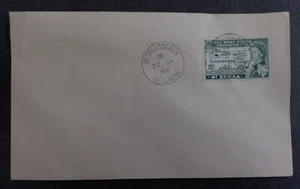 1959 St Lucia Cover ties 3c Caribbean Federation Stamp cd Desruisseaux  - Picture 1 of 2