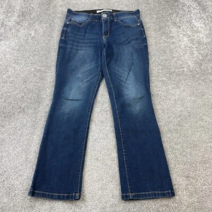 Vintage America Bootcut Jeans Women's Size 4/27 Blue Mid Rise Dark Wash 5-Pocket - Picture 1 of 13