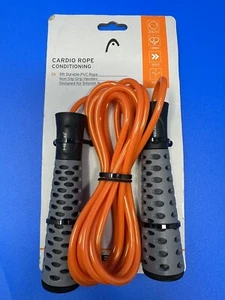 Cardio Rope Conditioning 9ft Durable PVC Rope Non-slip Grip Handles - Picture 1 of 4