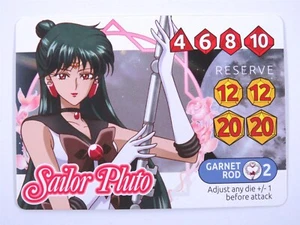 Carta promozionale ~ SAILOR PLUTO Sailor Moon Crystal Dadi Challenge Dyskami - Foto 1 di 2