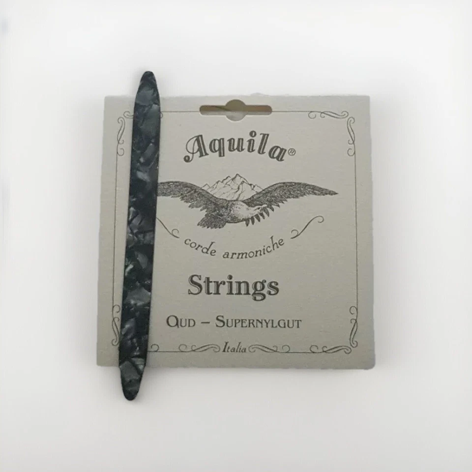 Aquila Oud, Super nylon strings ARABIC tuning with gray oud pick. - Image 1 of 4