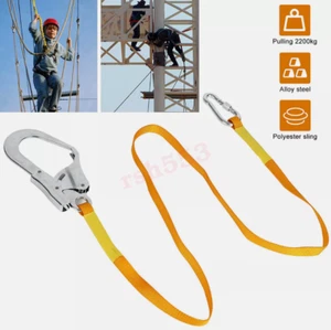 Heavy Duty Climbing Safety Harness Safety Lanyard Harness Belt Protection Strap - Picture 1 of 14