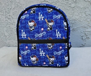 HELLO KITTY DODGERS BLUE MINI BACKPACK - Picture 1 of 12