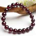 Top Natural Red Garnet Clear Round Beads Rare Bracelet Jewelry 7mm AAAA