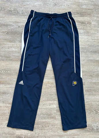 ADIDAS NBA Indiana Pacers Warm Up Pants Practice Large Basketball Ankle Zip 2016 Cover