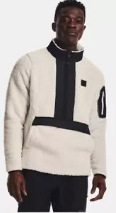 Giacca felpa UNDER ARMOUR uomo grande sherpa 1/2 zip nuova - Foto 1 di 8