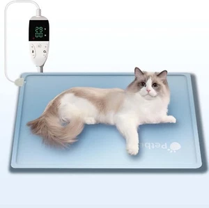 Pet Heating Pad for Cat Dog Outdoor, Indoor Warming Heated Cat Dog Bed, 14x19 - Picture 1 of 7