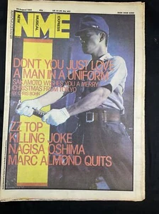 NME Magazine 20 August 1983 NewsPaper Vintage Music zz top Killing Joke Almond - Picture 1 of 7