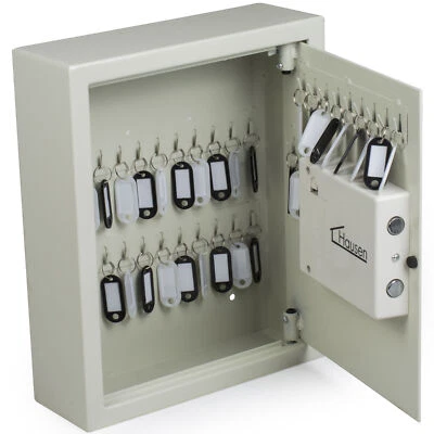 Hausen Wall Mounted 48 Key Electric Combination Lock Cabinet Safe - Image 1 of 3