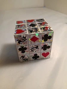3D PUZZLE "RUBIK CUBE" CARD DESIGN HEARTS, DIAMONDS, CLUBS, SPADES, JOKERS NEW - Picture 1 of 11