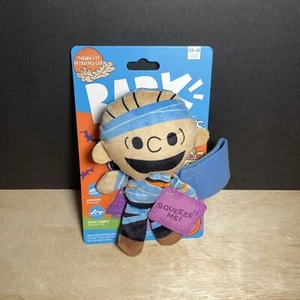 Bark Box Peanuts Linus Mummy Crinkle Squeak Toy for Dogs New Halloween - Picture 1 of 4