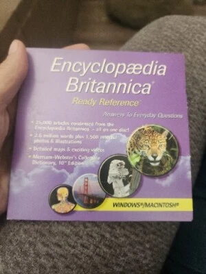 Encyclopedia Britannica CD-Rom for Windows 95/98/2000/Me/XP/NT & Mac OS X/iMac - Image 1 of 4