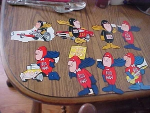 8-Diff-Vintage-Budweiser Bud Bier Aufkleber Sticker schön ANSEHEN - Bild 1 von 9