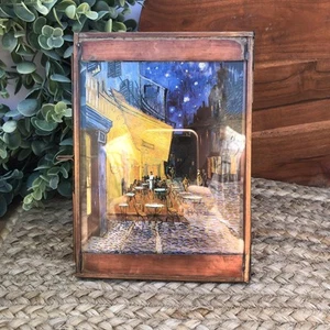 Copper Brutalist Handmade Metal Picture Frame - Picture 1 of 8