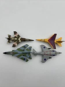 Lote (4) Aviones Matchbox Aviones Aviones Aviones Militares Diecast Años 70’s 80 De Colección - Imagen 1 de 12