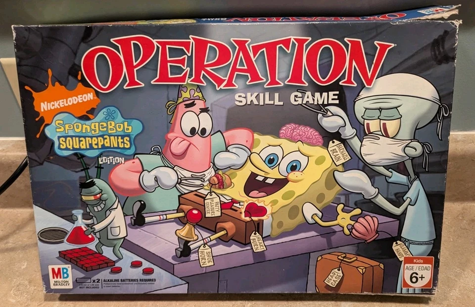 SpongeBob Squarepants Operation Skill Game 2007 - Missing Pieces  - Image 1 of 4
