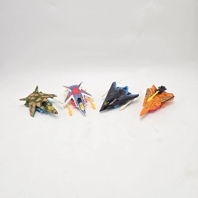 Transformers G2 Cyber Jets Air Raid Space Case Strafe Hooligan Near Complete - Image 1 of 4