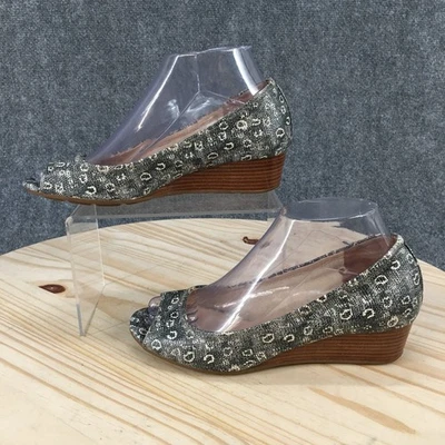 Sandalias Cole Haan para mujer 6,5 B Air Elly sin cordones multicolor tacón de cuña D41223 Foto 1 de 4