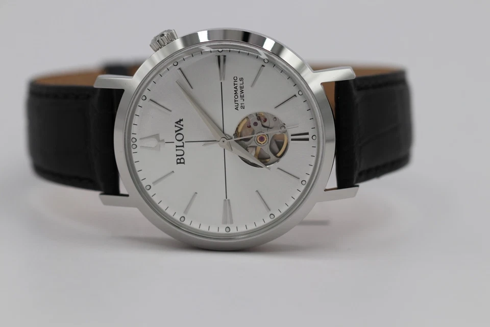 Bulova 96A315 Aerojet Automatic Stainless Steel Men's Watch 41mm #007