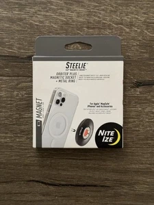 Nite Ize Steelie 360° Magnetic Mount Orbiter Plus Magnetic Socket + Metal Ring - Zdjęcie 1 z 4