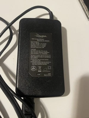 Adaptador de fuente de alimentación de CA Rocketfish RF-BSLAC cable cargador salida 15-20 V 5,0 A MAX Foto 1 de 4