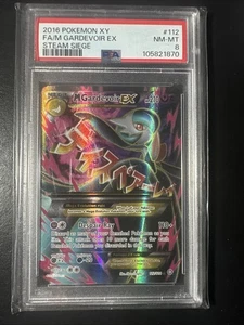 PSA 8 M Gardevoir EX 112/114 XY Steam Siege Full Art Pokemon 2016 - Picture 1 of 2