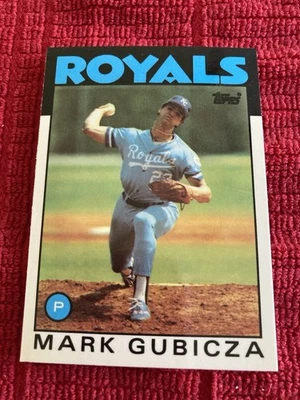 1986 Topps Mark Gubicza #644 Collector's Edition (Tiffany) - Image 1 of 4