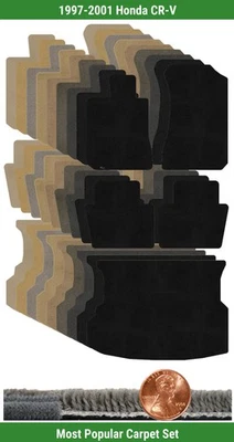 Juego de alfombrillas Lloyd Custom Ultimat para Honda CR-V 1997-2001 (5 piezas) #SGC Foto 1 de 4