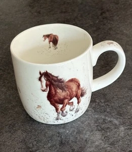 Royal Worcester Wrendale Tasse - Gigi das Pferd - Hannah Dale Design - Bild 1 von 6